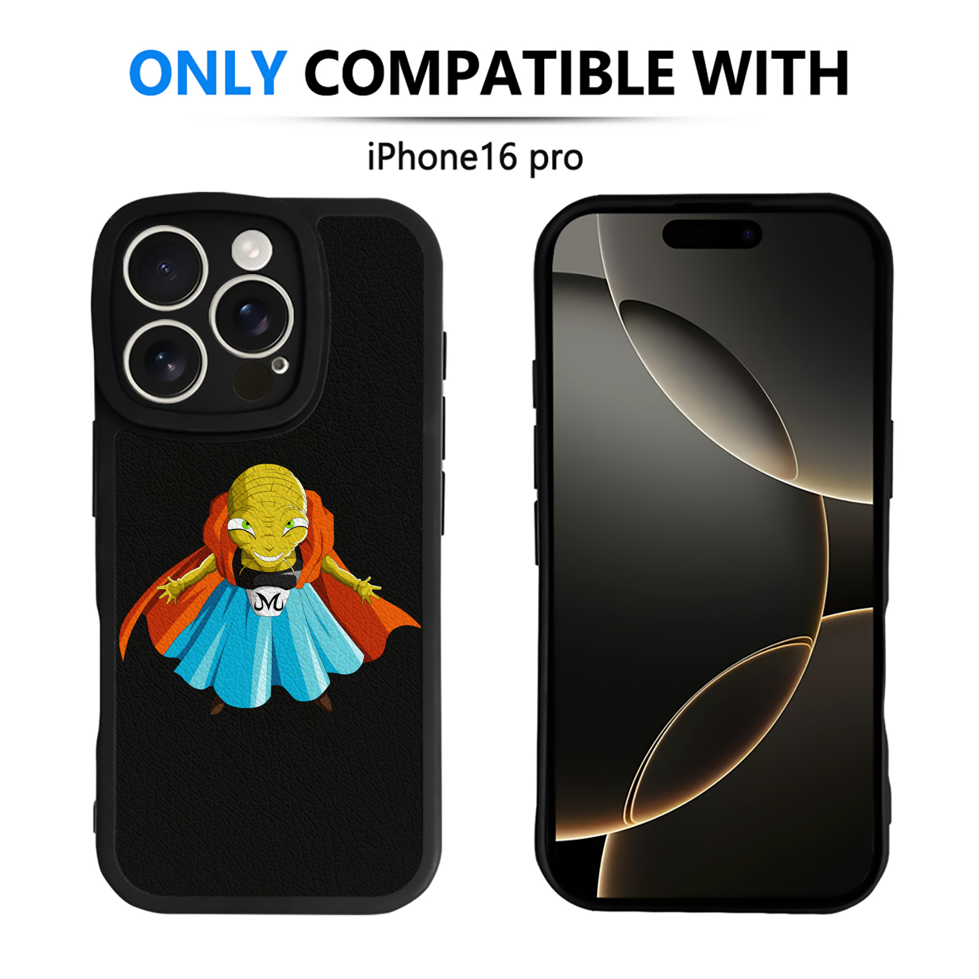 （画像用） ドラゴンボール DRAGON BALL 【iPhone 16シリーズ対応】シリコンスマホケース（レザー調） 材質：シリコン